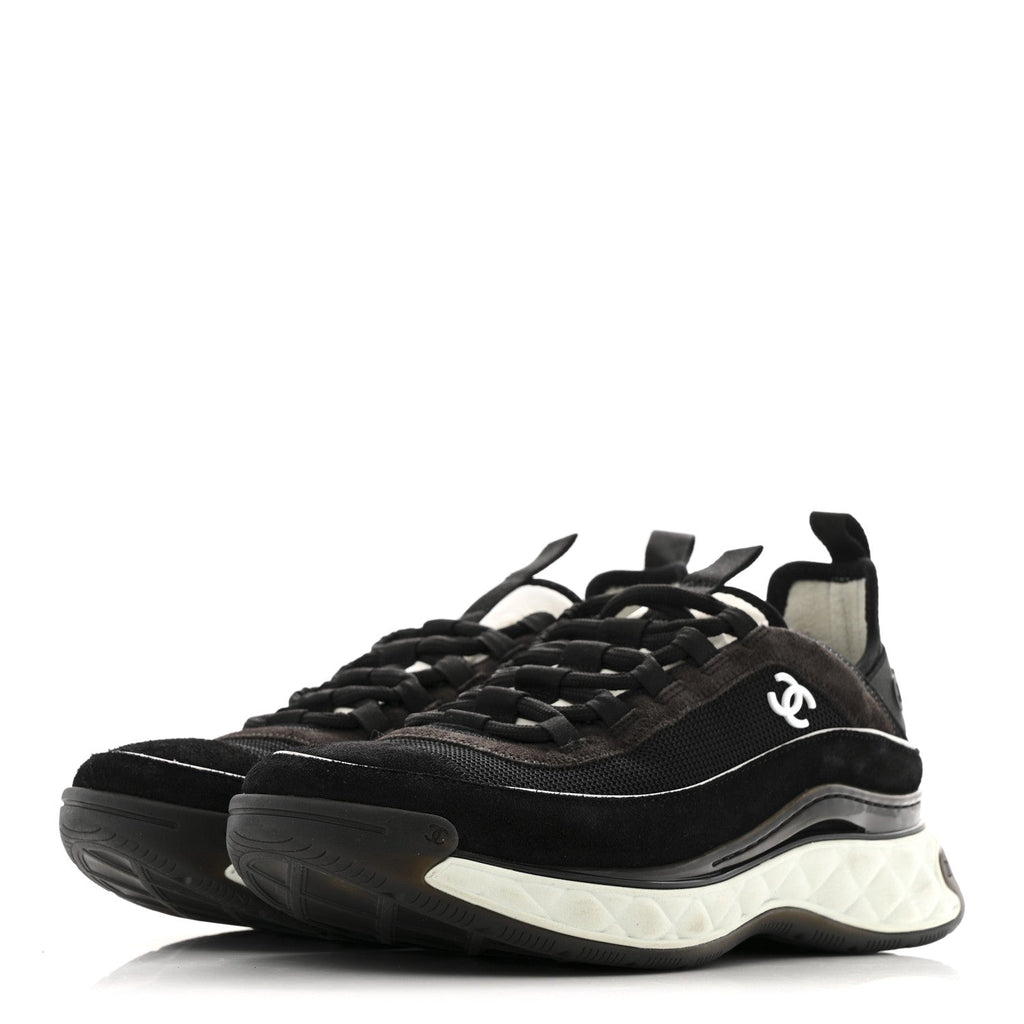 Fabric Suede CC Sneakers 40 Black Dark Grey