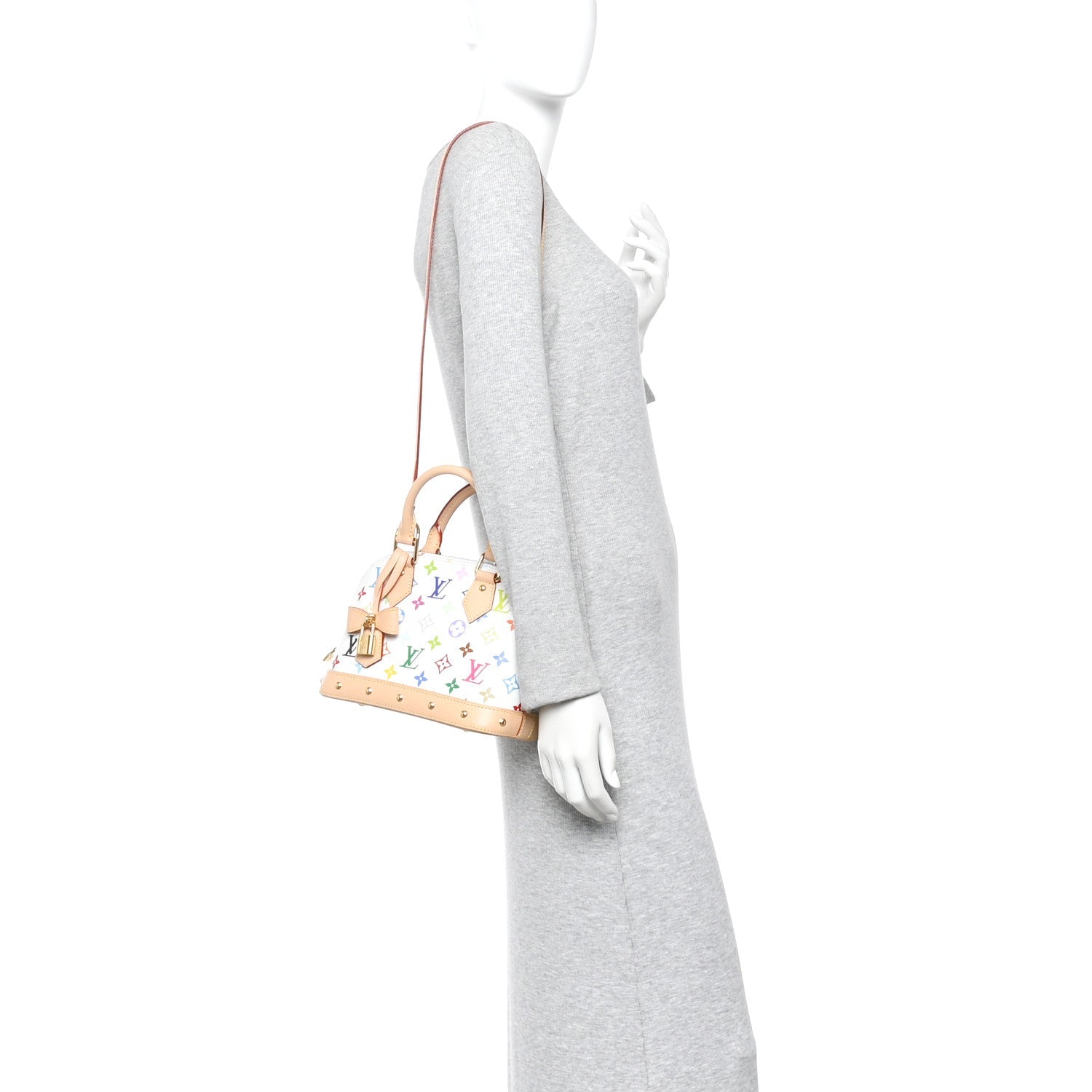 Louis Vuitton LV x TM Monogram Multicolor Alma BB White