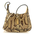 Gucci Snakeskin Mini Jackie 1961 Hobo Beige