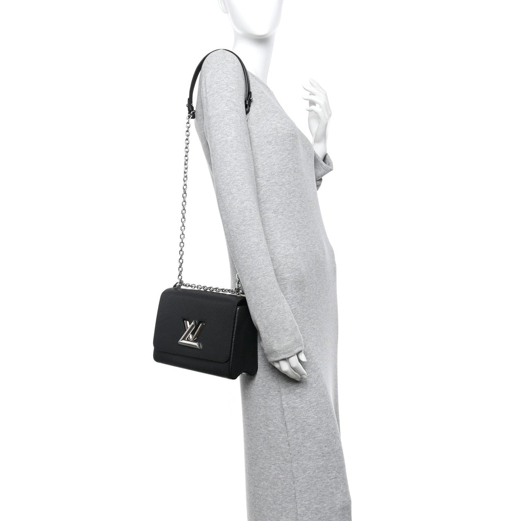 Louis Vuitton Epi Twist Shoulder Bag MM Black