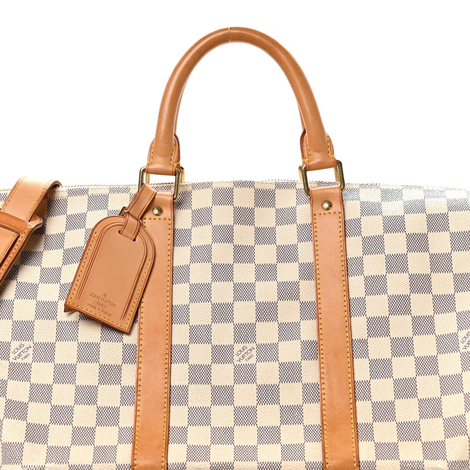 Louis Vuitton Damier Azur Keepall Bandouliere 55
