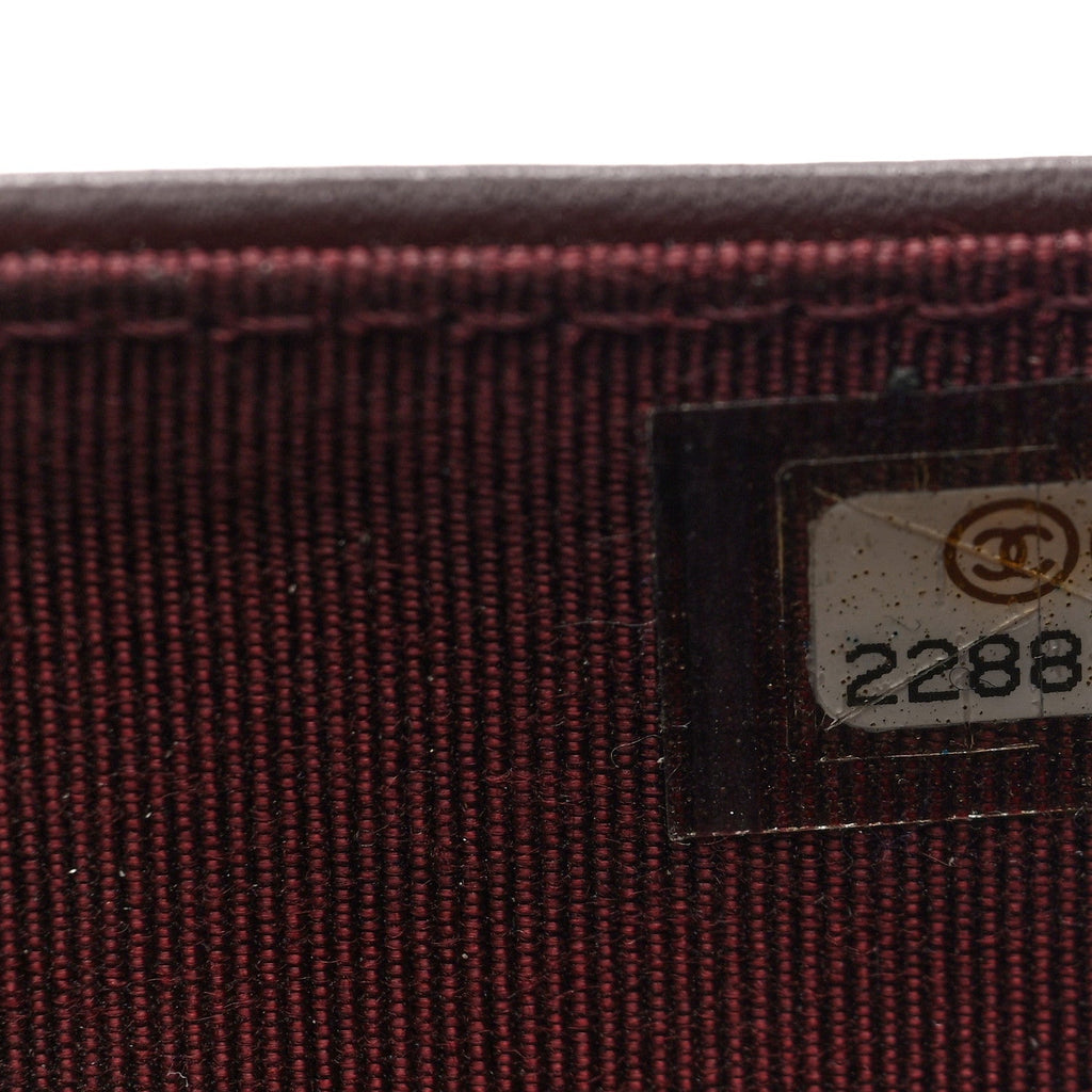 Chanel Caviar Quilted Yen Wallet Black