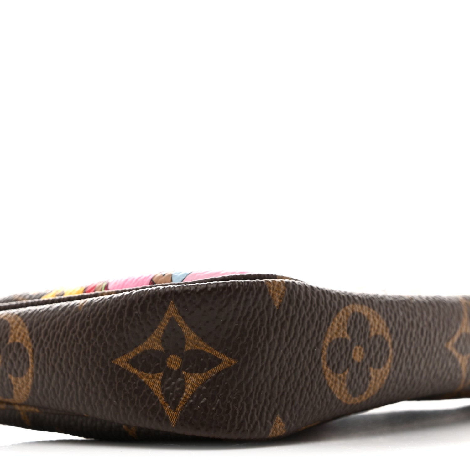 Louis Vuitton Monogram 2021 Christmas Animation Japanese Garden Mini Pochette Accessories Wisteria Pink