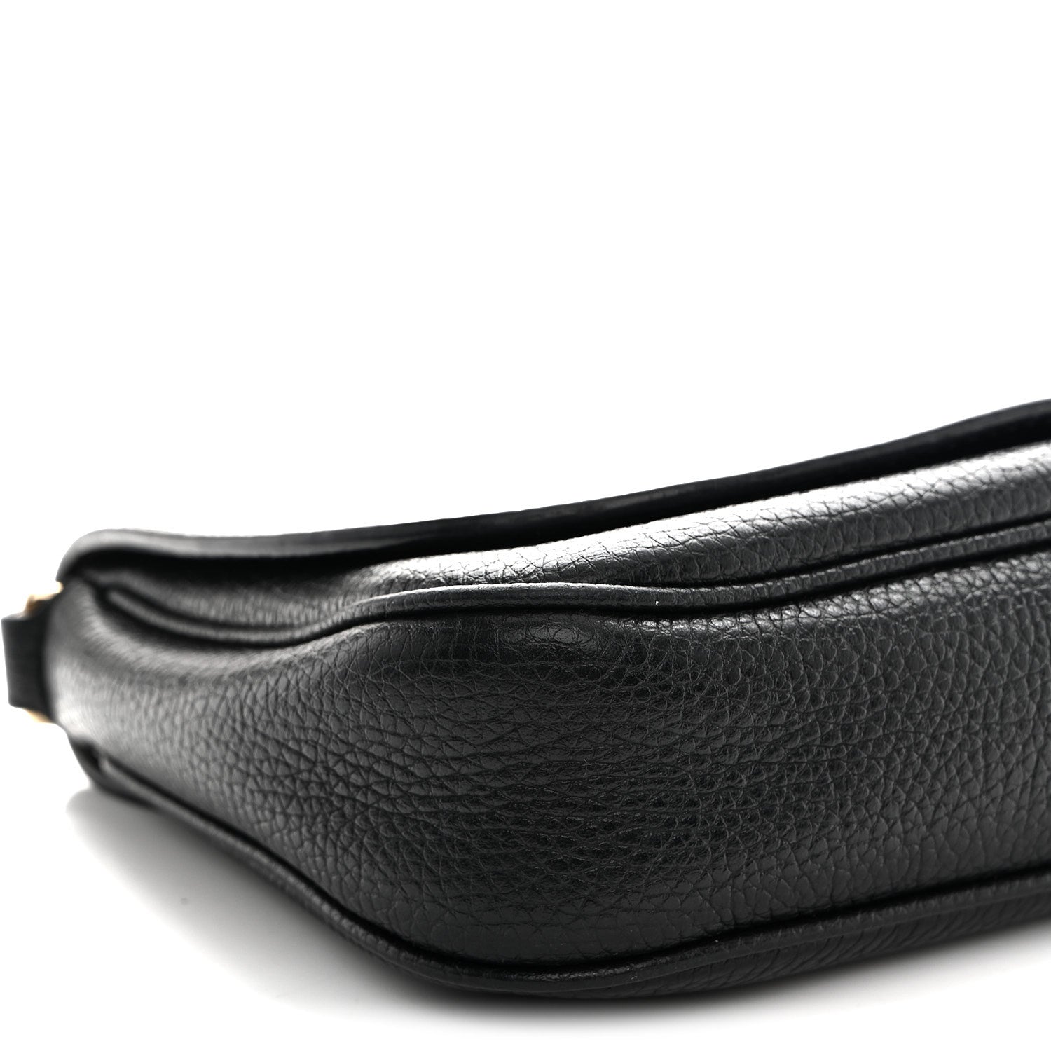 Gucci Pebbled Calfskin Medium Soho Flap Crossbody Black