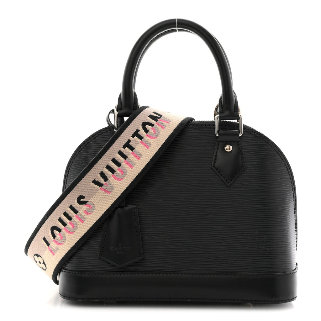 Louis Vuitton Epi Jacquard Alma BB Black
