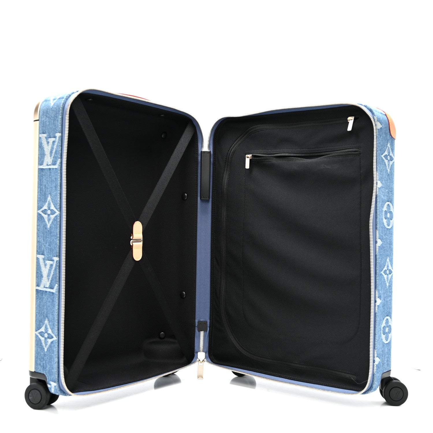 Louis Vuitton Monogram Denim Horizon 55 Blue