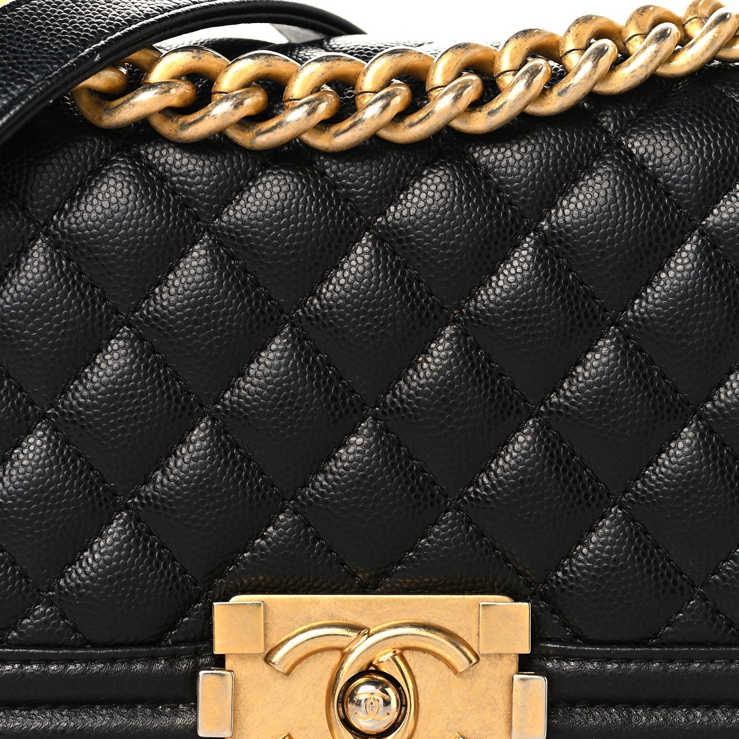 Chanel Caviar Quilted Small Boy Flap Black