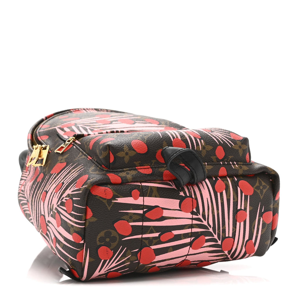 Louis Vuitton Monogram Jungle Dots Palm Springs Backpack PM Sugar Pink Poppy