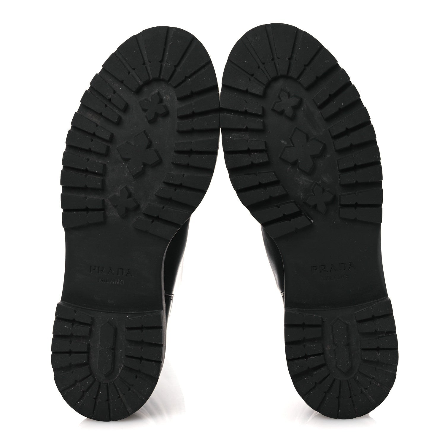 Prada Vitello Shearling Winter 2 Boots 39.5 Black