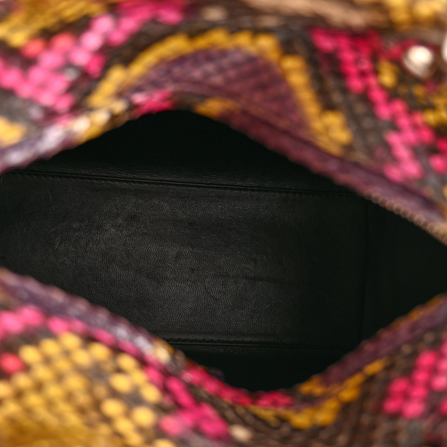 Christian Dior Snakeskin Medium Lady Dior Multicolor