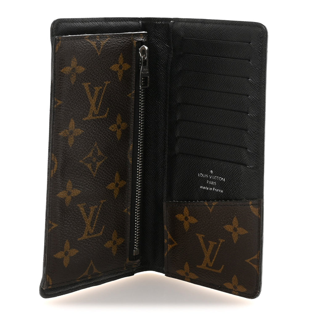 Louis Vuitton Monogram Macassar Brazza Wallet