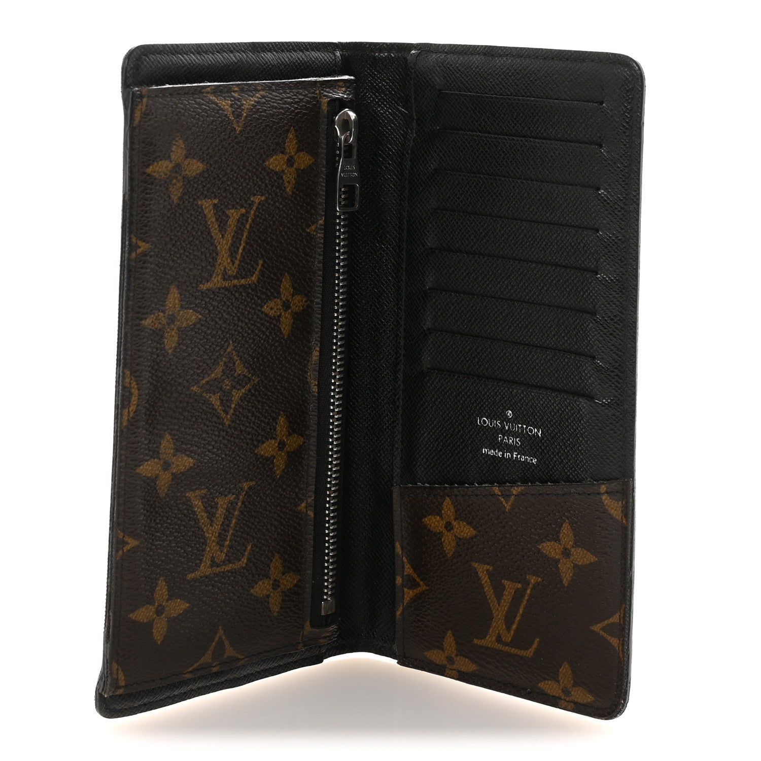 Louis Vuitton Monogram Macassar Brazza Wallet
