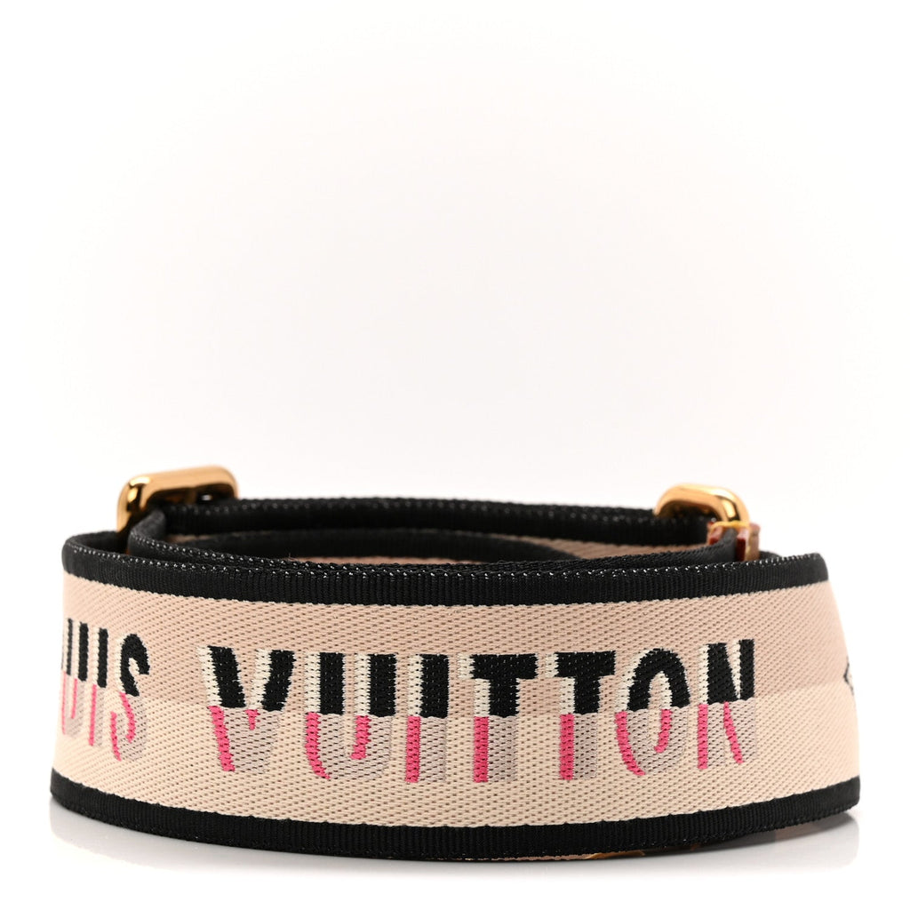 Louis Vuitton Jacquard Speedy Bandouliere 20 Shoulder Strap Black