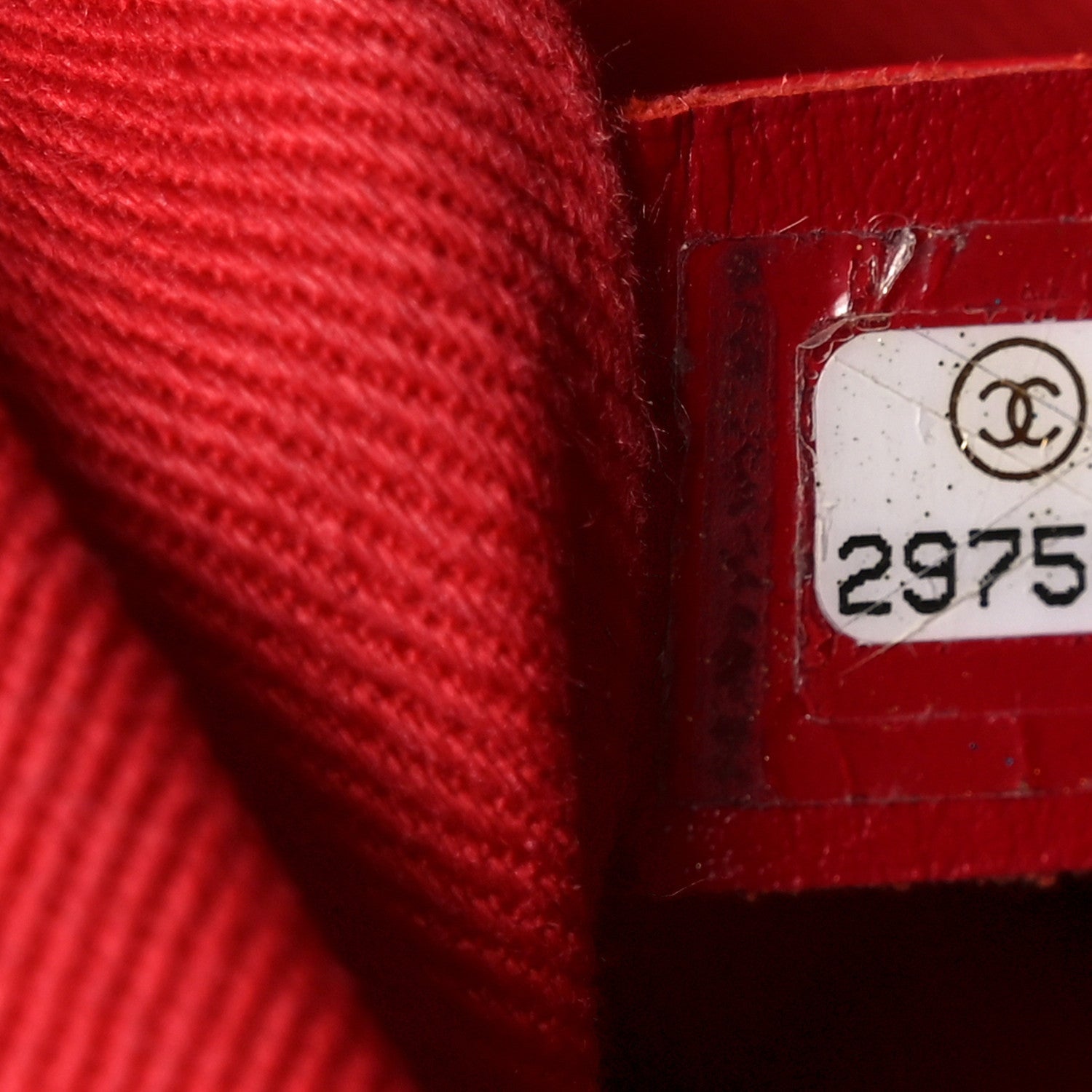 Chanel Mixed Fibers Striped Deauville Drawstring Bag Red