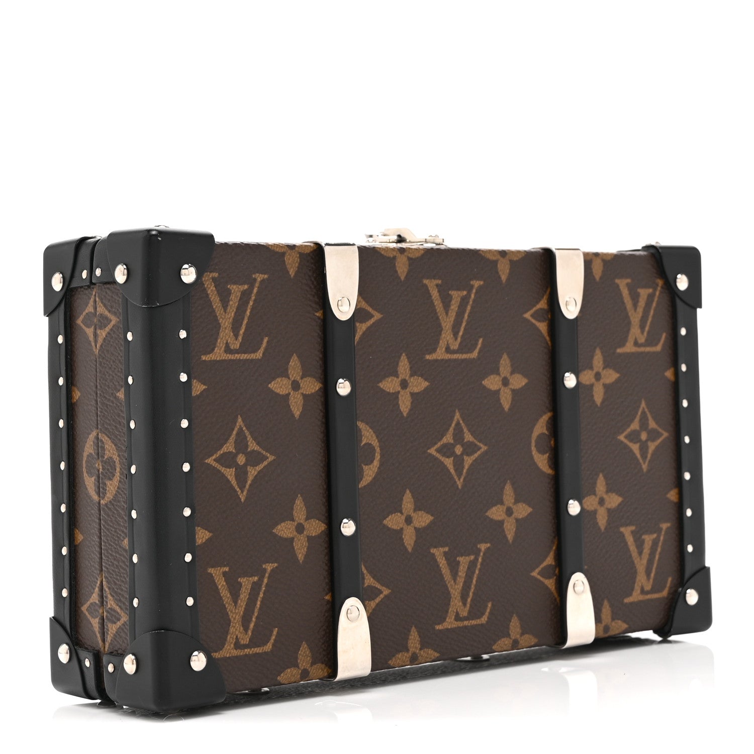 Louis Vuitton Monogram Wallet Trunk Black Multicolor