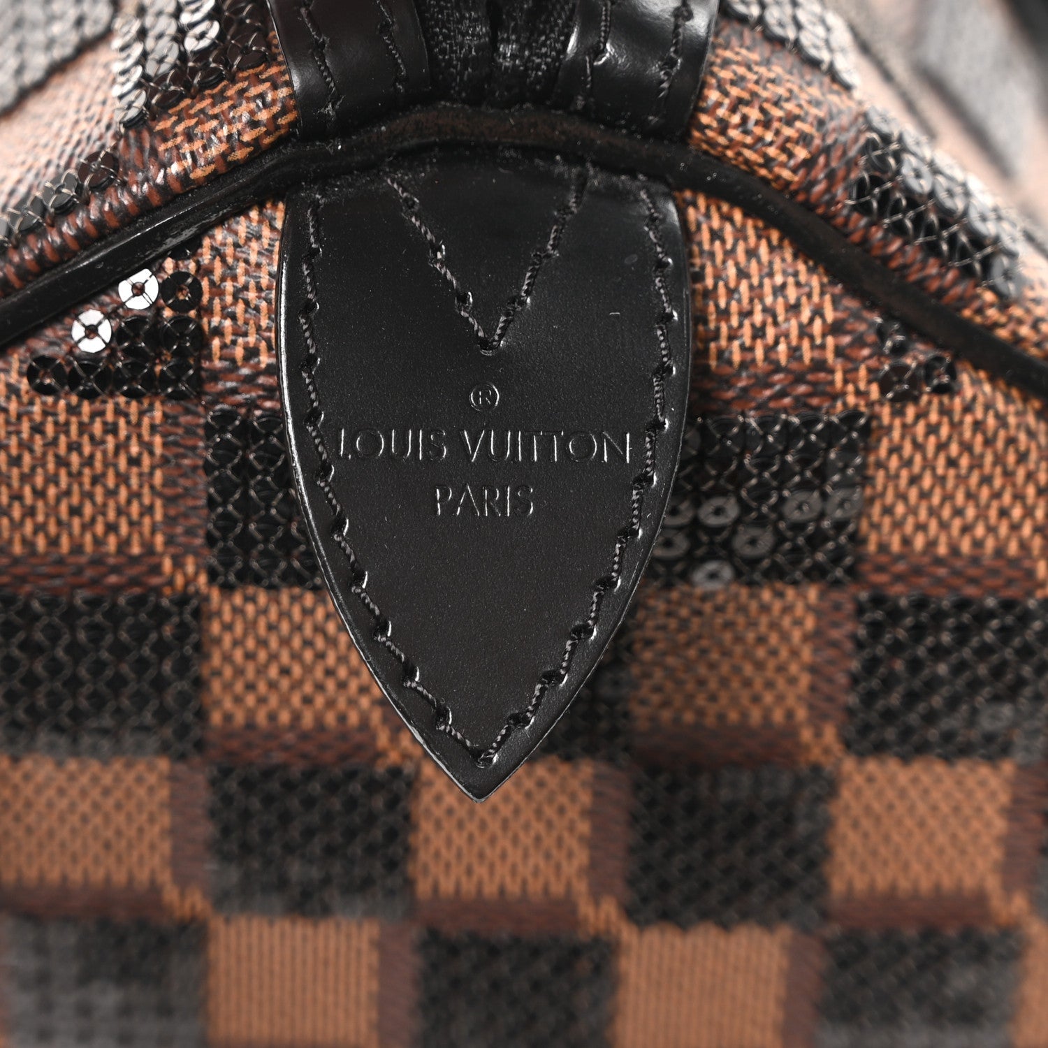 Louis Vuitton Damier Paillettes Speedy 30 Black