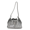 Chanel Metallic Caviar Quilted Mini Chanel 25 Handbag Anthracite