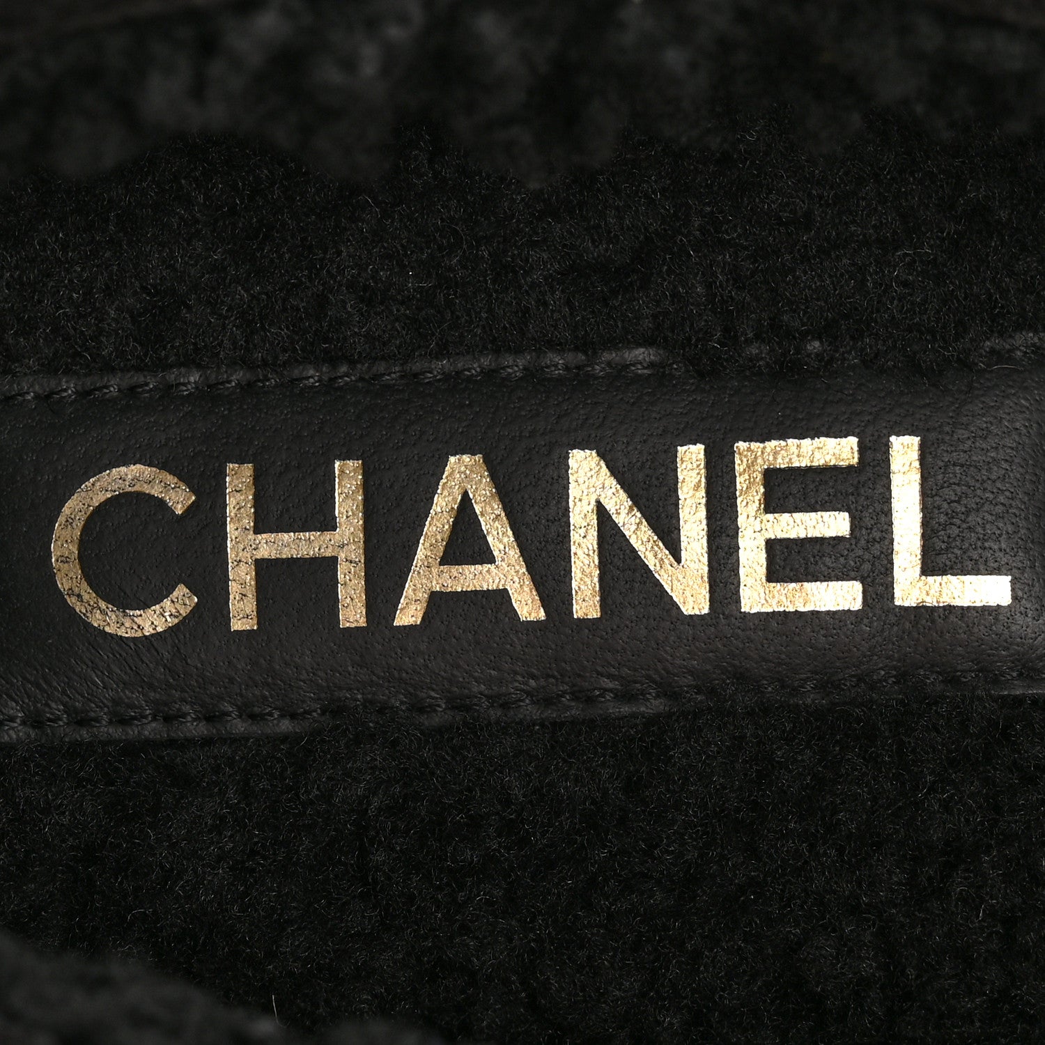 Chanel Suede Calfskin CC Loafers 39.5 Black