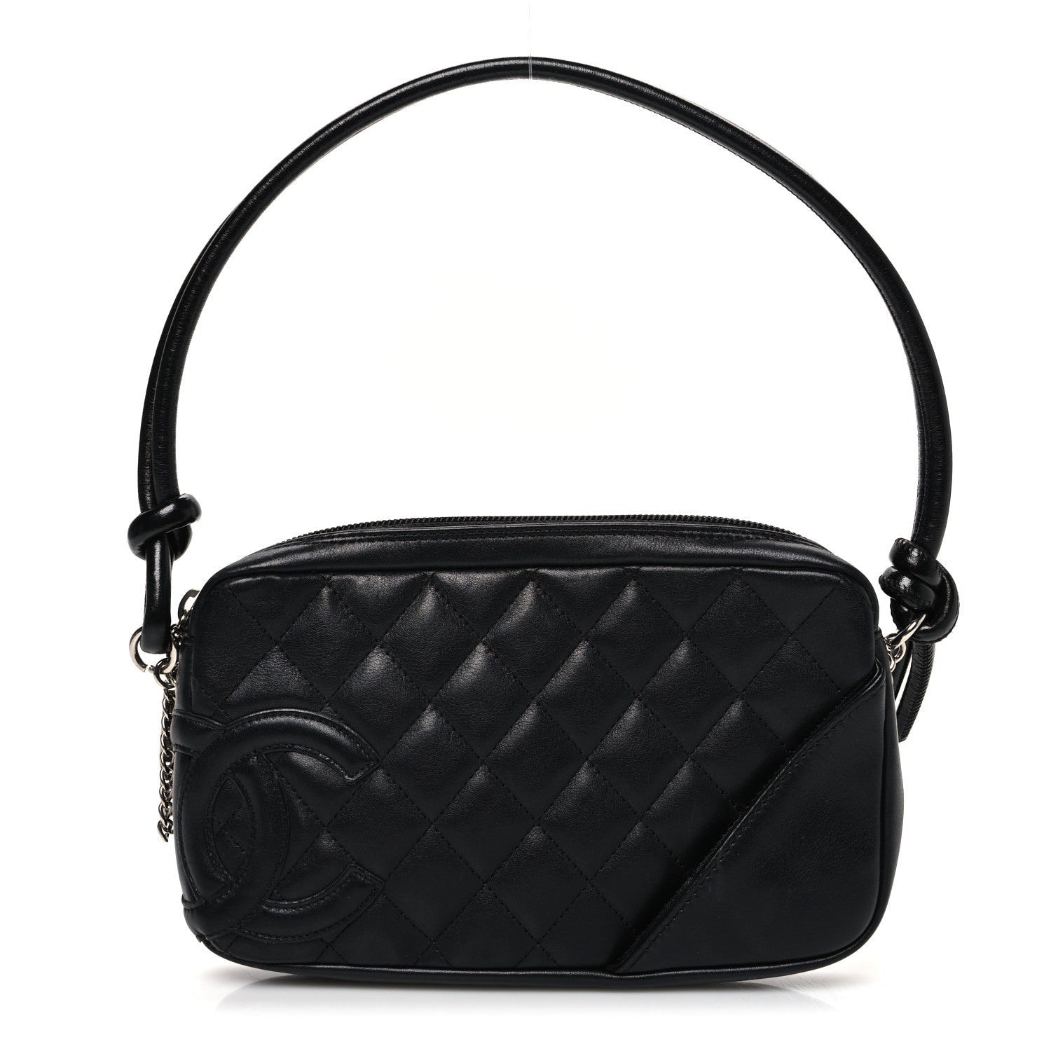 Chanel Calfskin Quilted Cambon Pochette Black