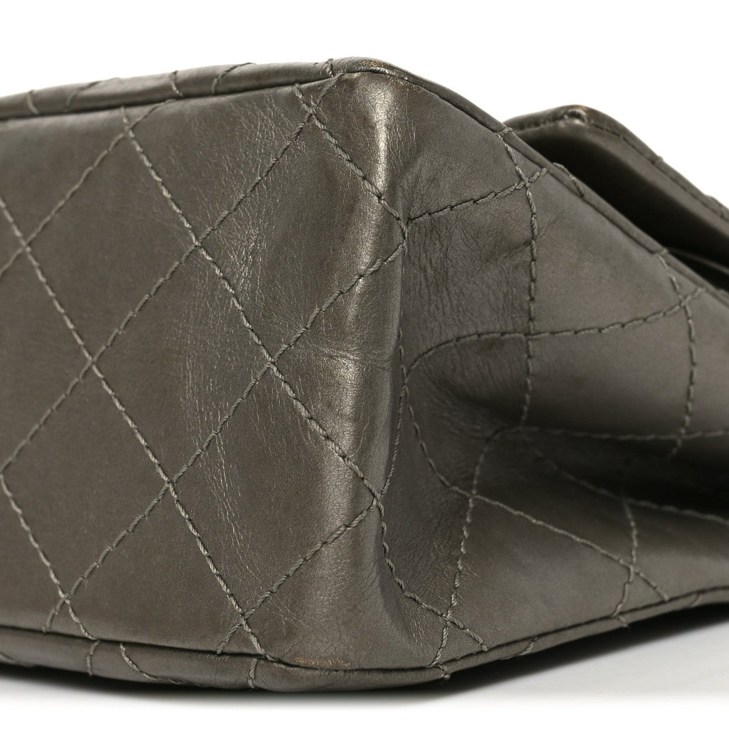 Chanel Metallic Aged Calfskin Quilted 2.55 Reissue 226 Flap Dark Gold
