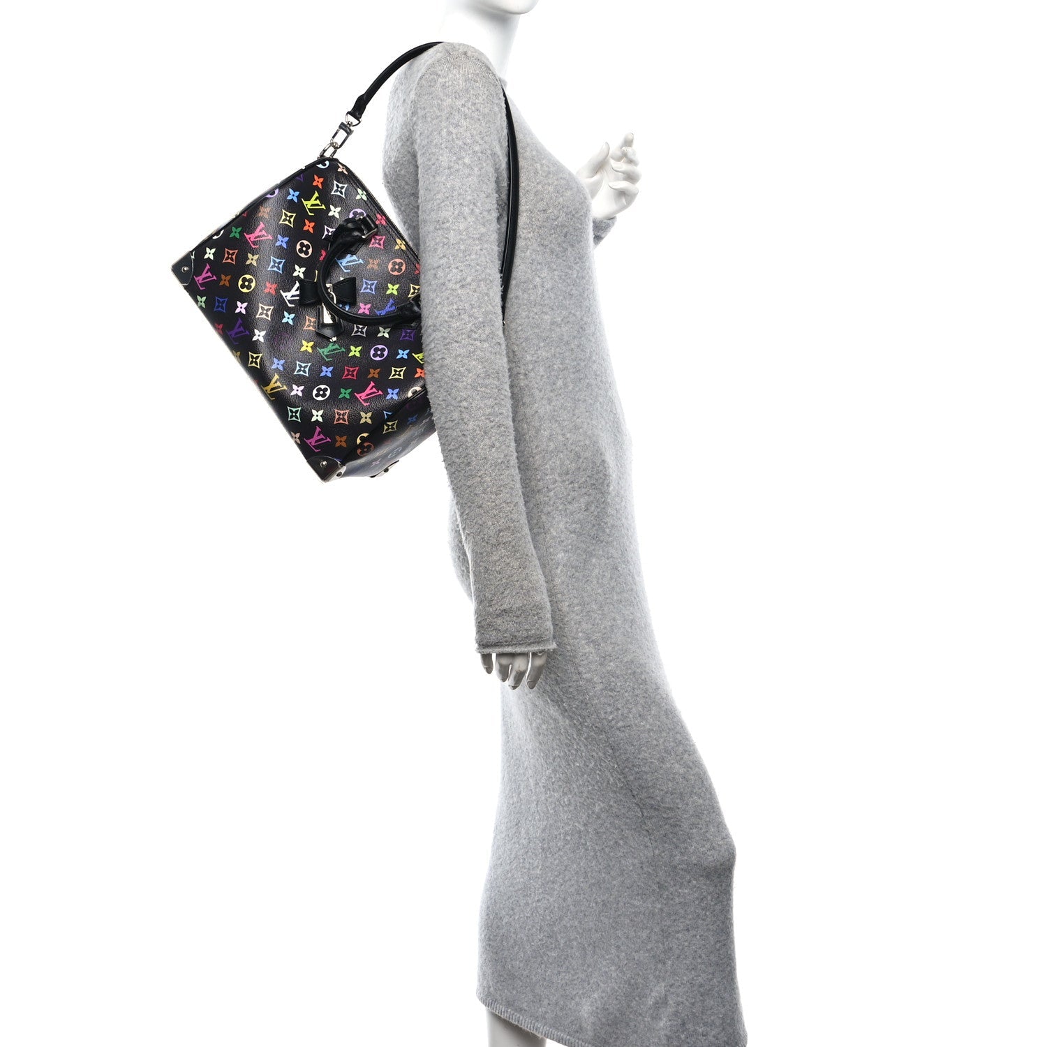 Louis Vuitton LV X TM Monogram Multicolor Speedy Soft 30 Black