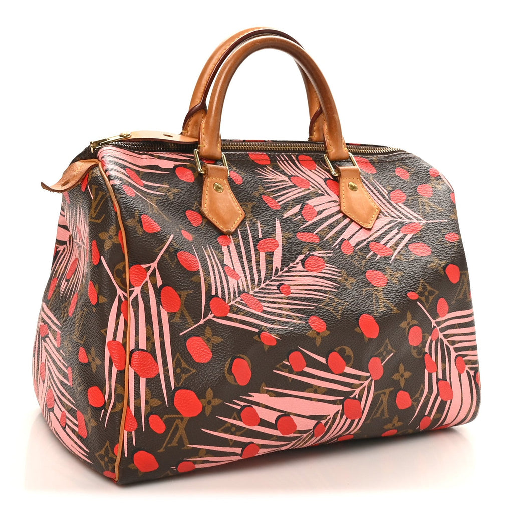 Louis Vuitton Monogram Jungle Dots Speedy 30 Sugar Pink Poppy