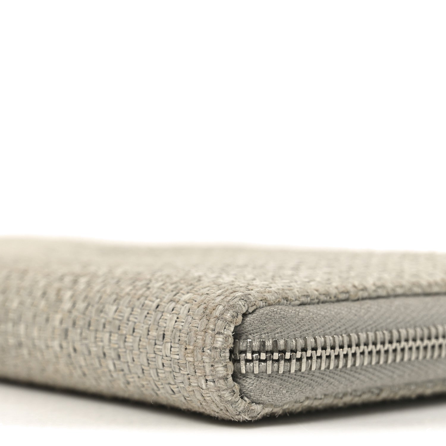 Canvas Deauville Zip Around Wallet Grey