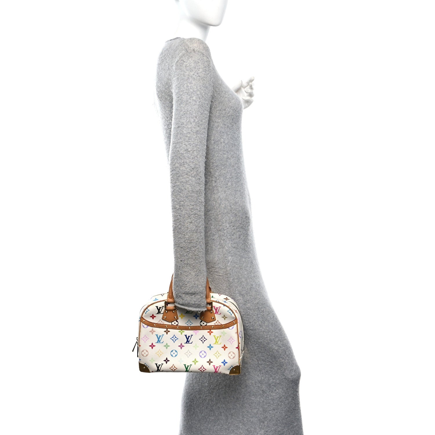 Louis Vuitton Monogram Multicolor Trouville White
