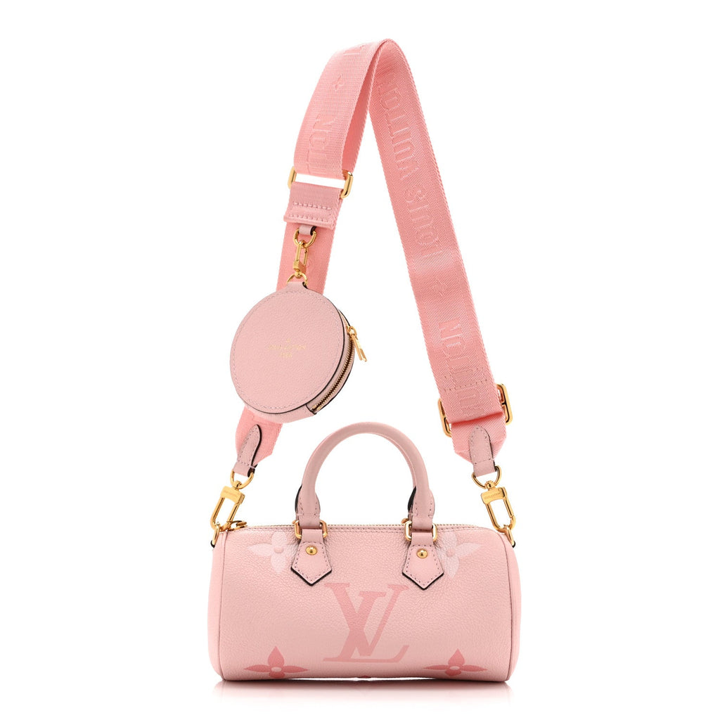 Louis Vuitton Empreinte Monogram Giant By The Pool Papillon BB Bouton De Rose