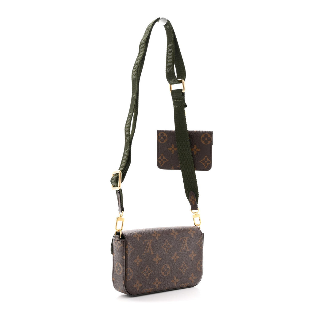 Louis Vuitton Monogram Felicie Strap & Go Kaki