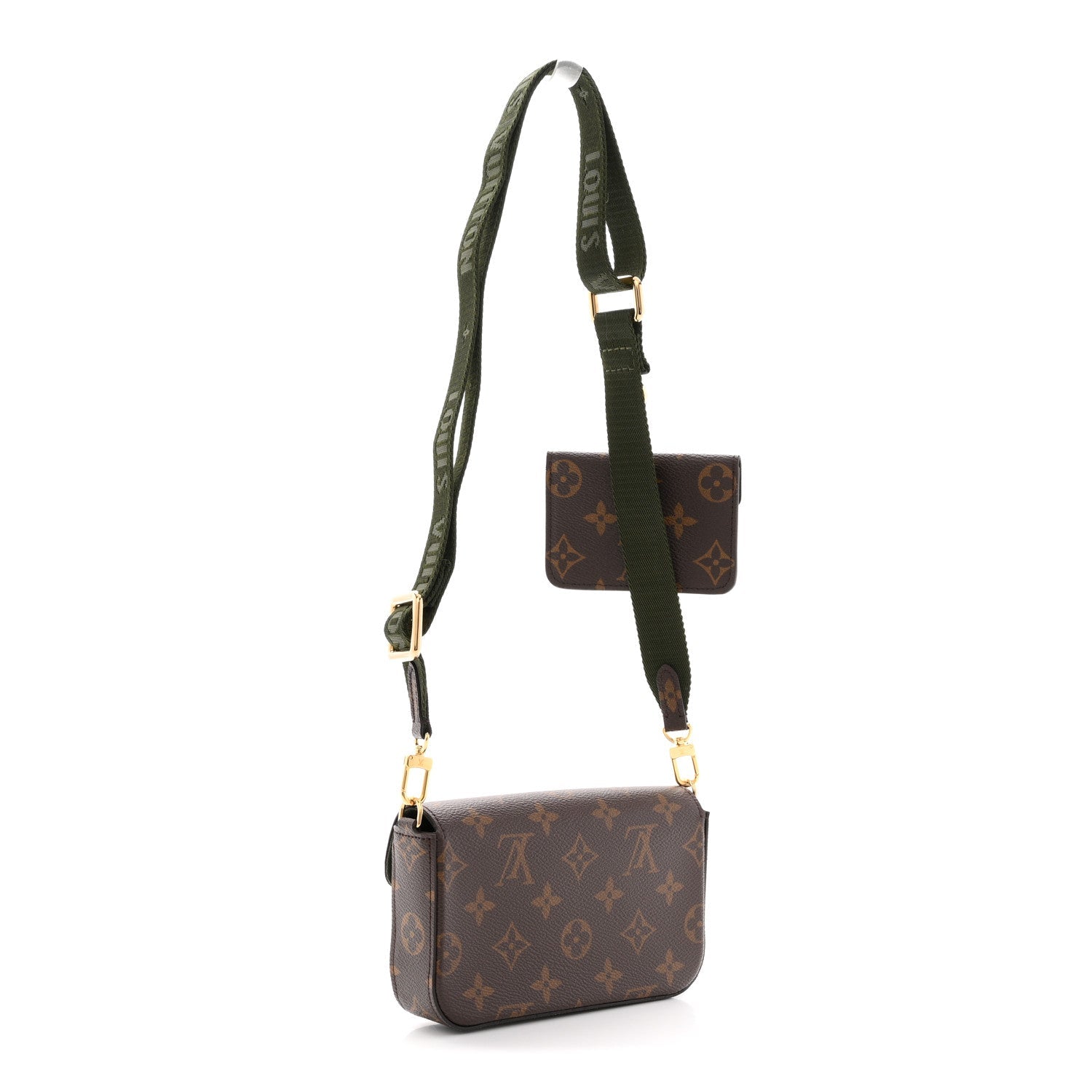 Louis Vuitton Monogram Felicie Strap & Go Kaki
