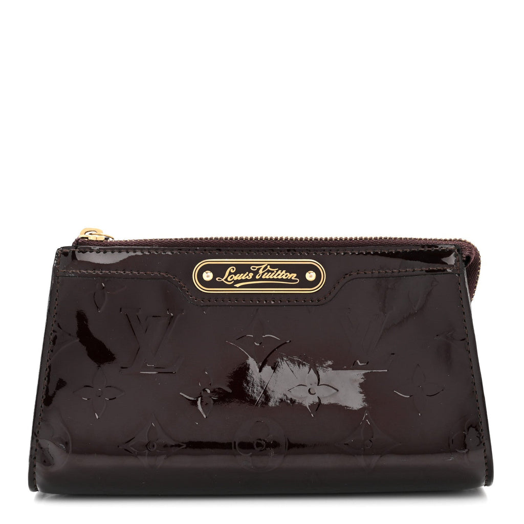 Louis Vuitton Vernis Trousse Cosmetic Pouch Amarante