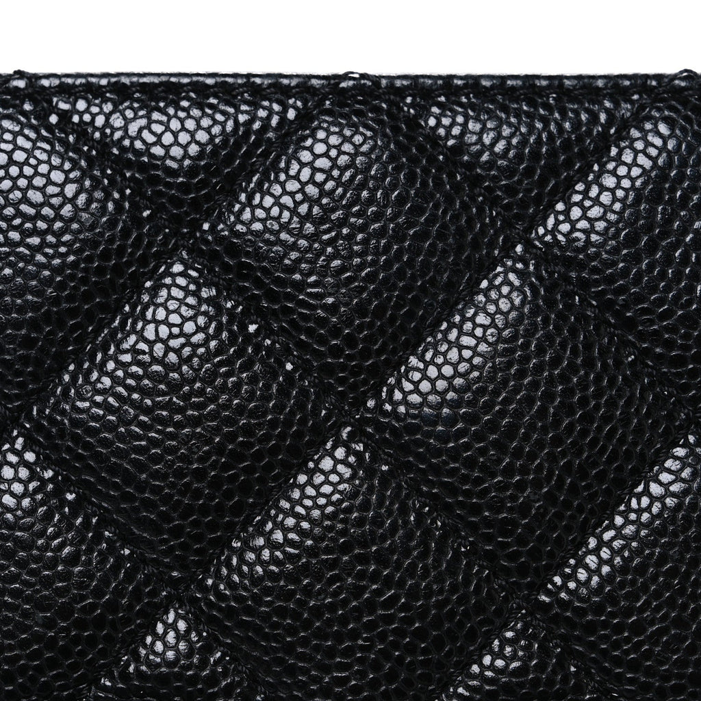Chanel Caviar Quilted Grand Shopping Tote GST Black