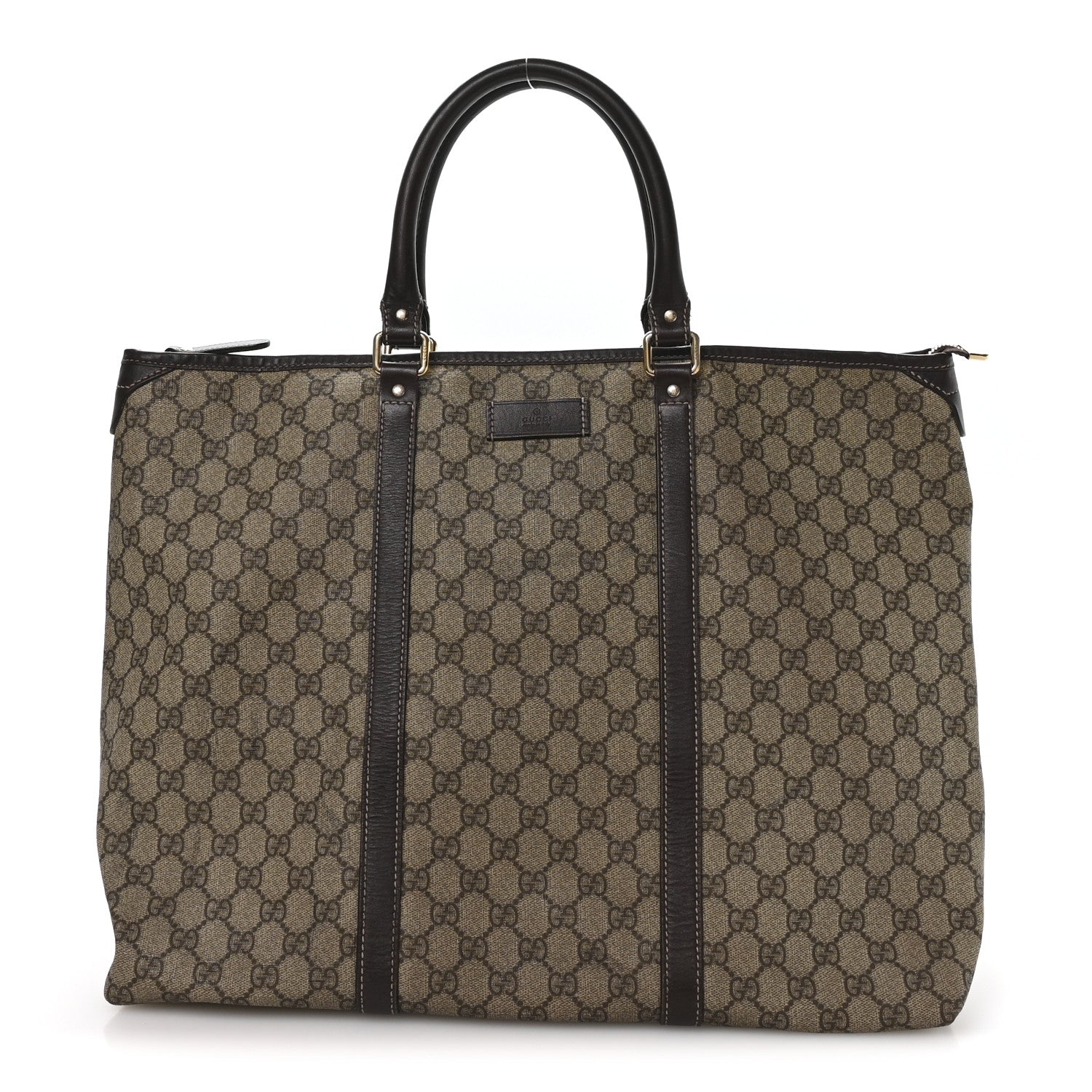 Gucci GG Plus Monogram Medium Joy Tote Dark Brown