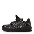 Louis Vuitton LV X TM Calfskin Monogram Multicolor Womens LV Trainer Sneakers 40 Black