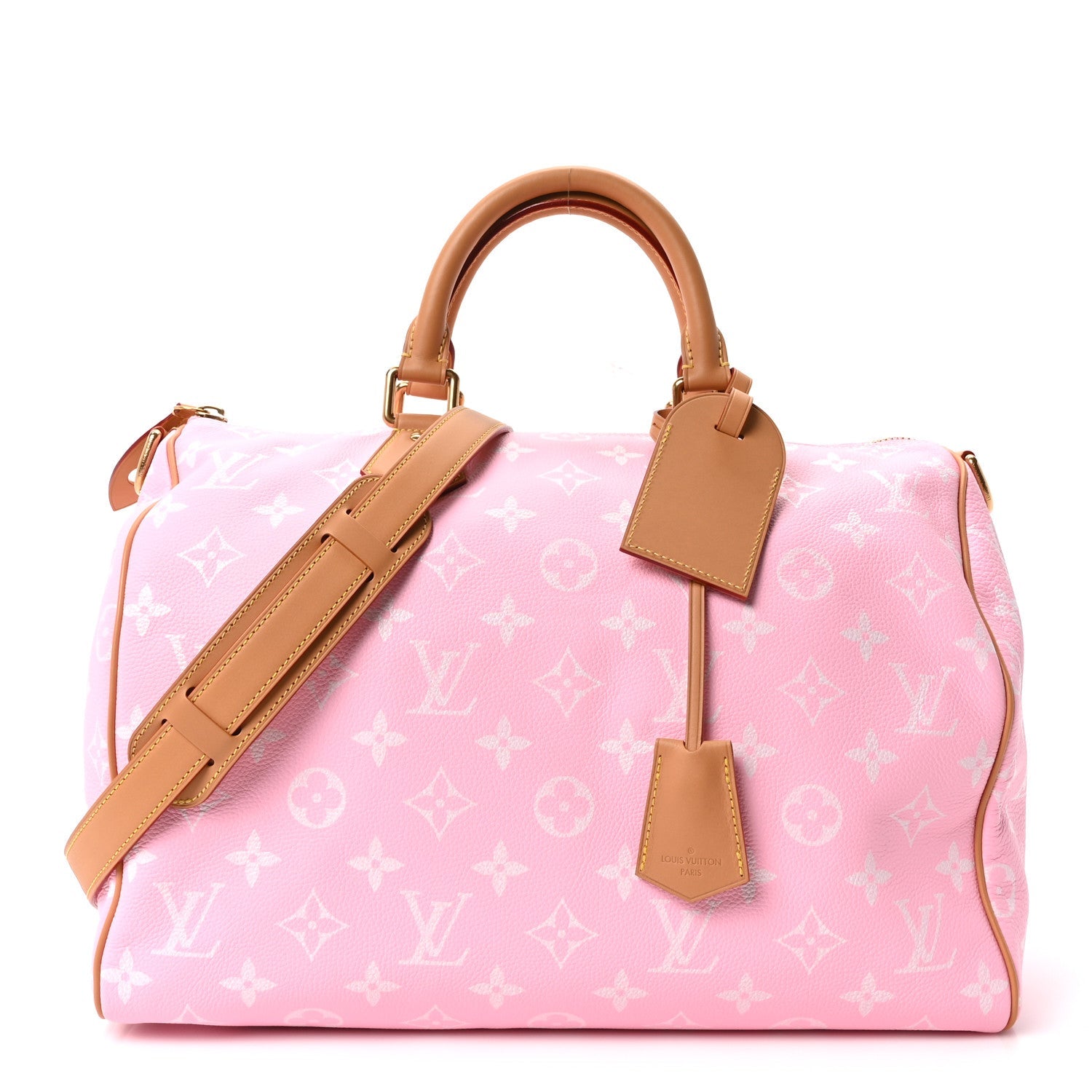 Louis Vuitton Calfskin Monogram Speedy P9 Bandouliere 40 Candy