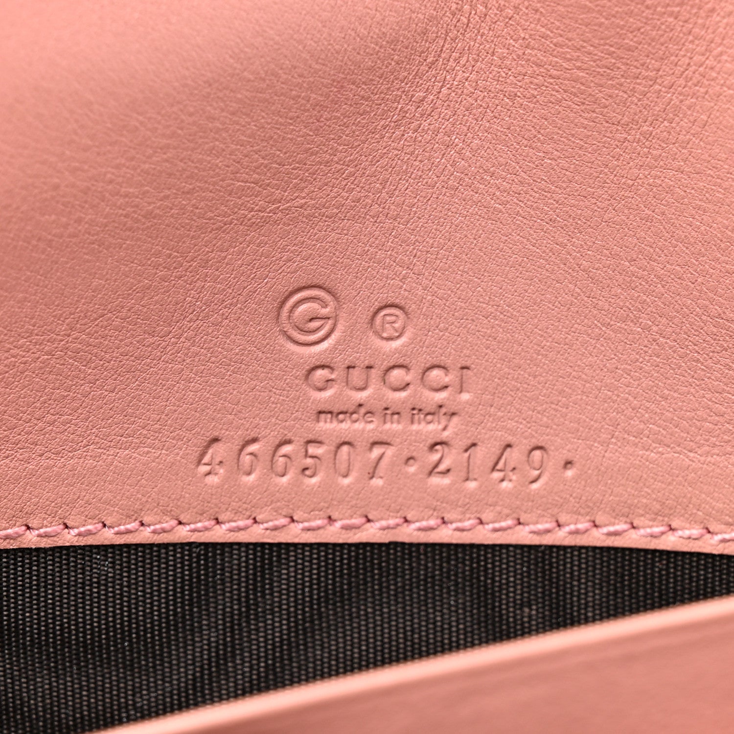 Gucci Microguccissima Crossbody Wallet Soft Pink