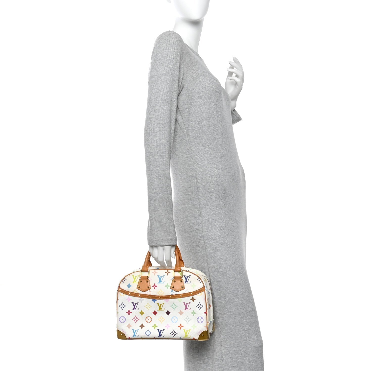 Louis Vuitton Monogram Multicolor Trouville White