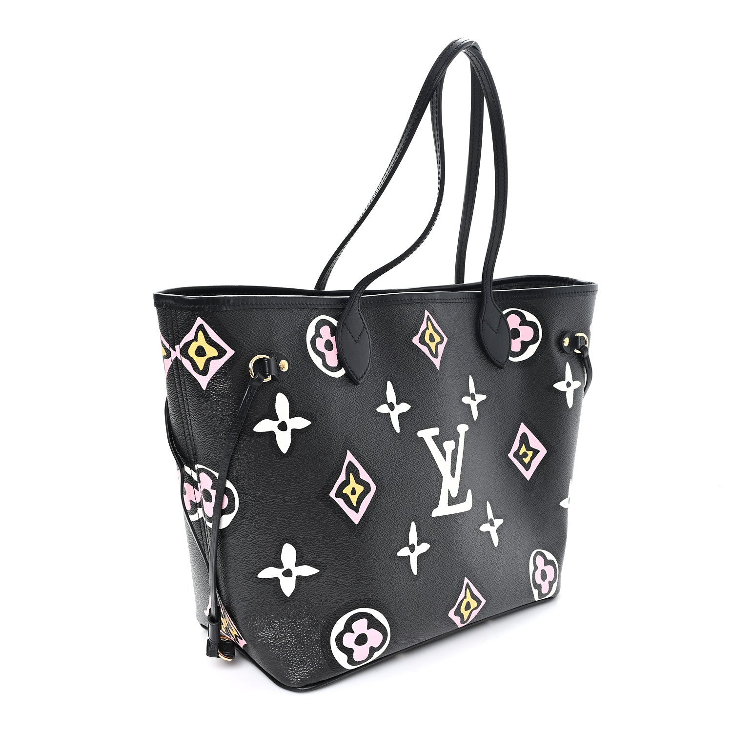 Louis Vuitton Monogram Giant Wild at Heart Neverfull MM Black