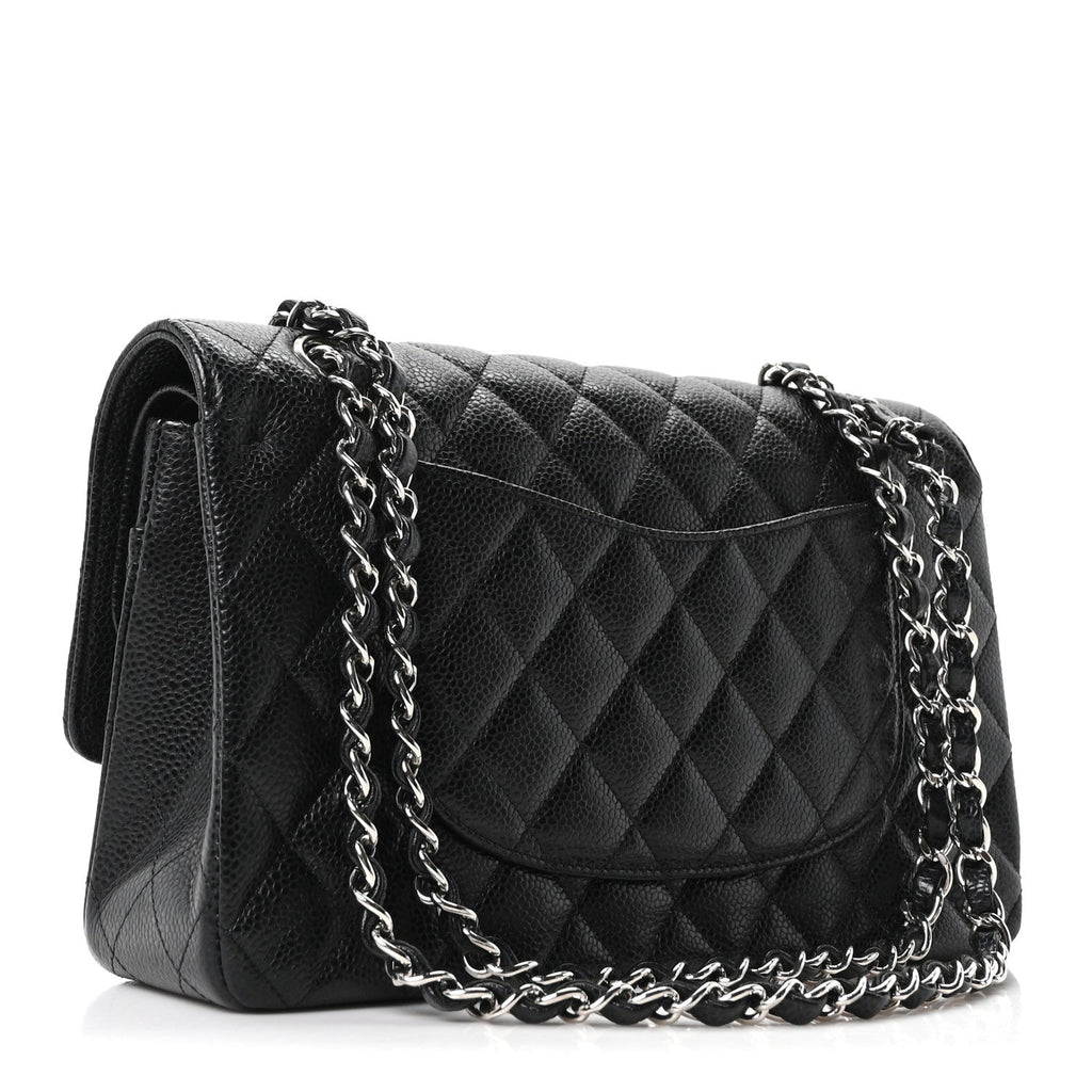 Chanel Caviar Quilted Medium Double Flap Black