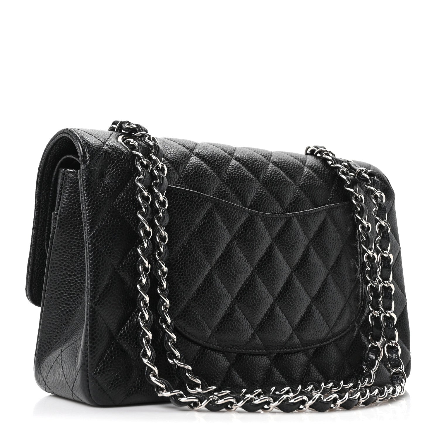 Chanel Caviar Quilted Medium Double Flap Black