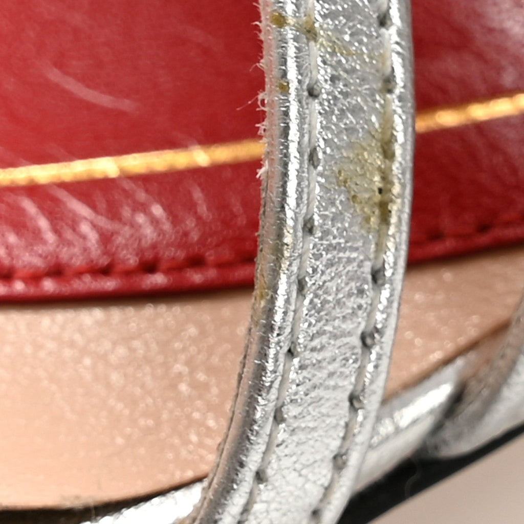 Gucci Metallic Nappa Victoria Strappy Horsebit Sandals 40 Silver