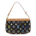 Louis Vuitton Monogram Multicolor Pochette Accessories Black