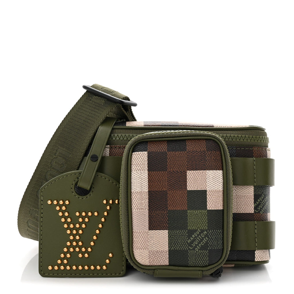 Louis Vuitton Damoflage LV Trail Wearable Wallet Green