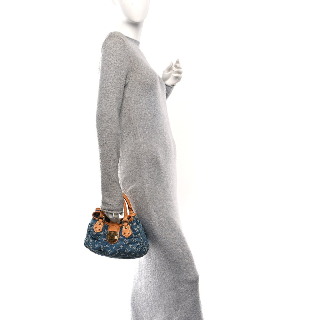 Louis Vuitton Monogram Denim Pleaty Blue