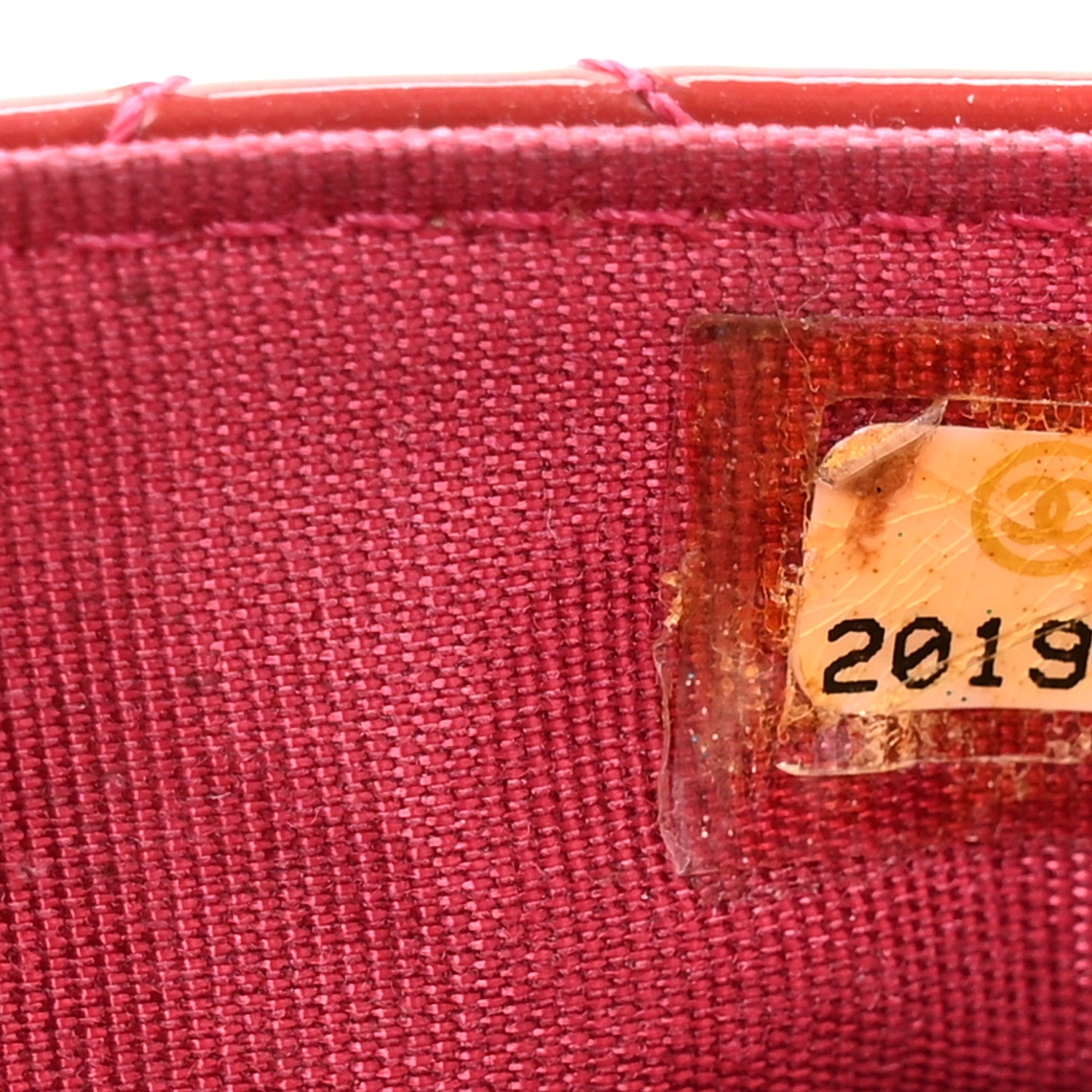 Chanel Patent Quilted Brilliant Wallet On Chain WOC Coral