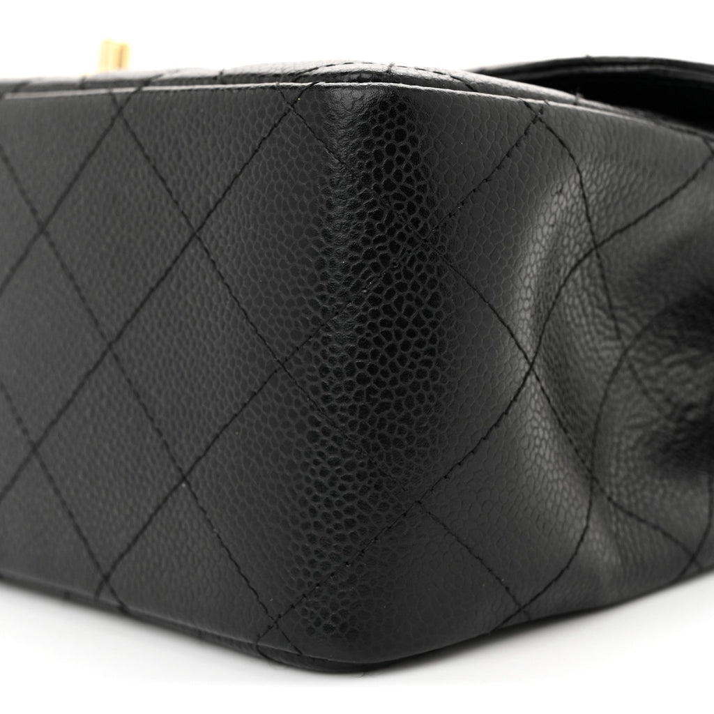 Chanel Caviar Quilted Jumbo Double Flap Black