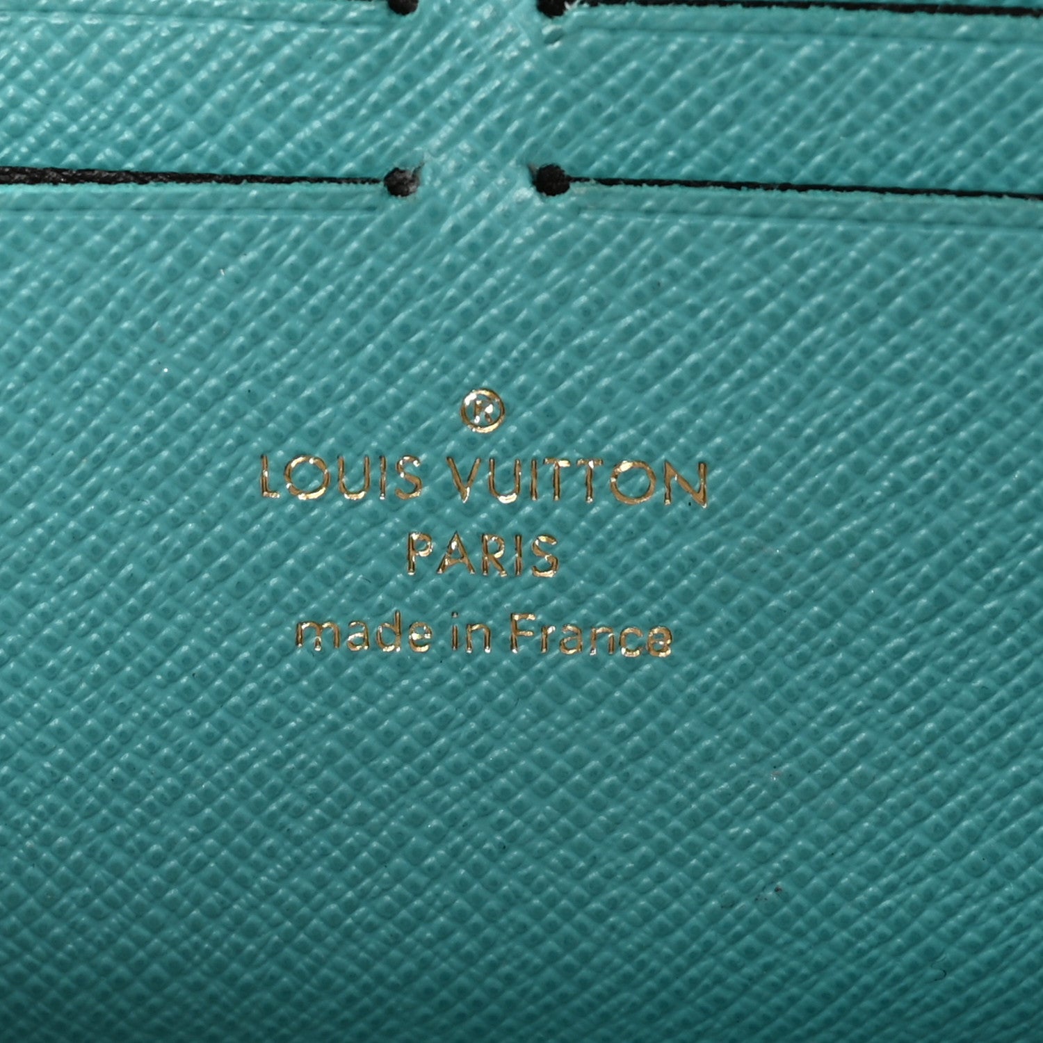Louis Vuitton Monogram Clemence Wallet Turquoise