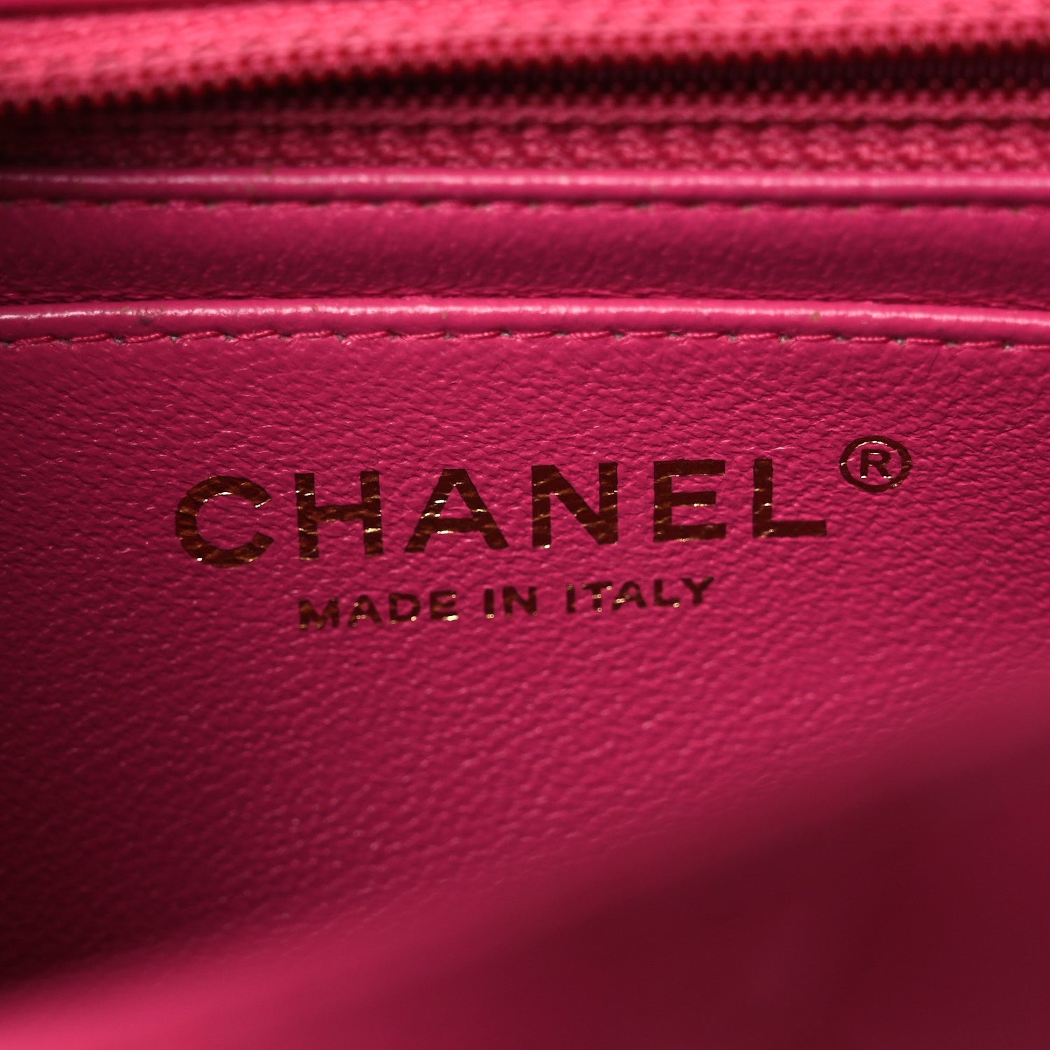 Chanel Lambskin Quilted Mini Square Flap Pink