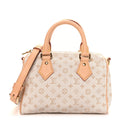 Louis Vuitton Jacquard Speedy Bandouliere 20 Mastic Cream